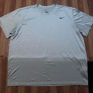 Nike Grey Dri-Fit Retro Tech Sportswear Running Train Shirt XXL